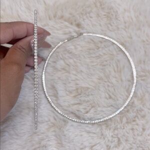 Elegant Silver Hoop Earrings